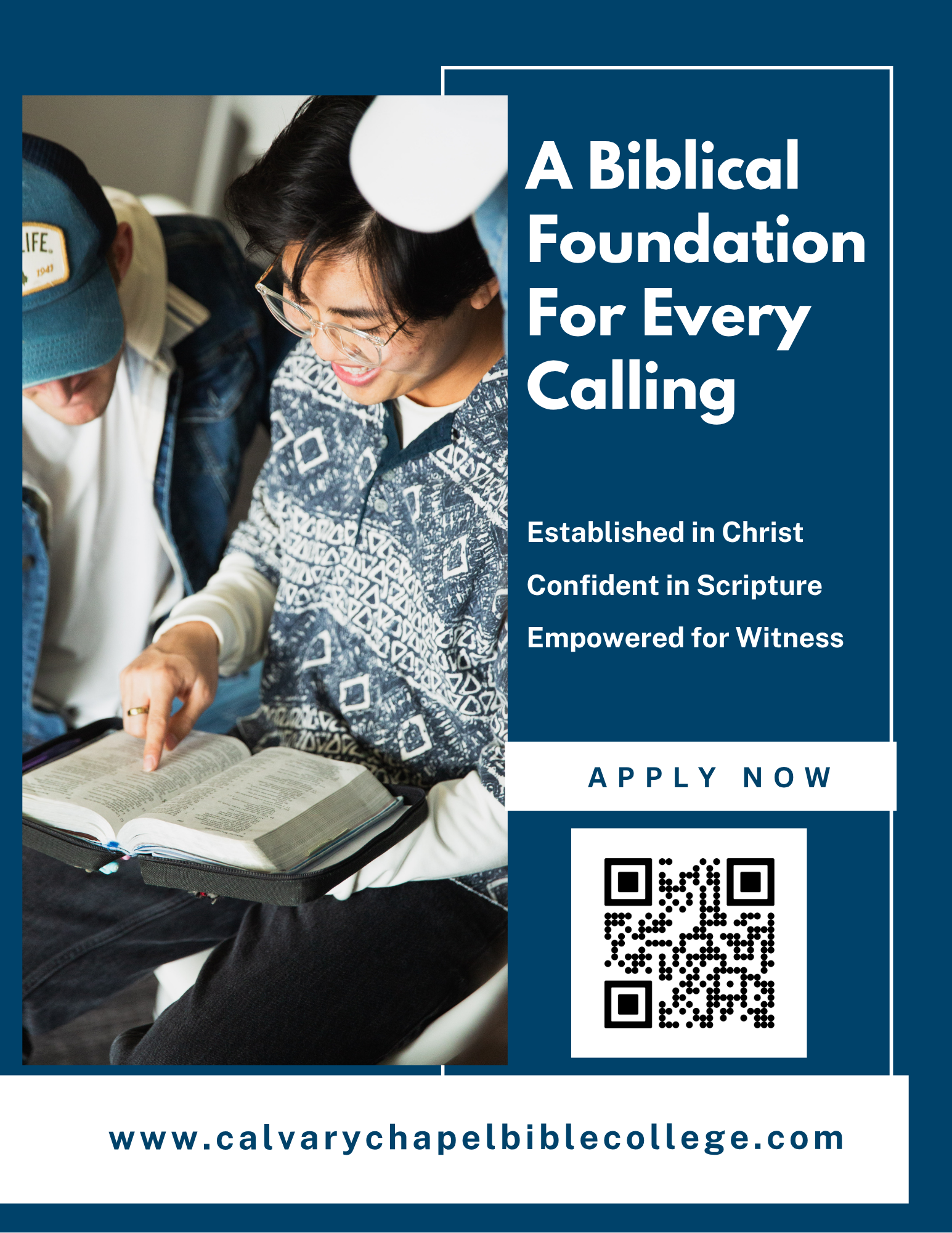 (vertical) CCBC A Biblical Foundation for every calling-2 (vertical) CCBC A Biblical Foundation for every calling-2
