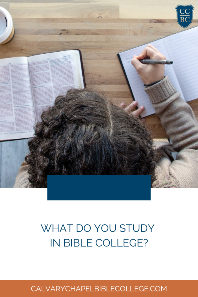 What Do You Study In Bible College?