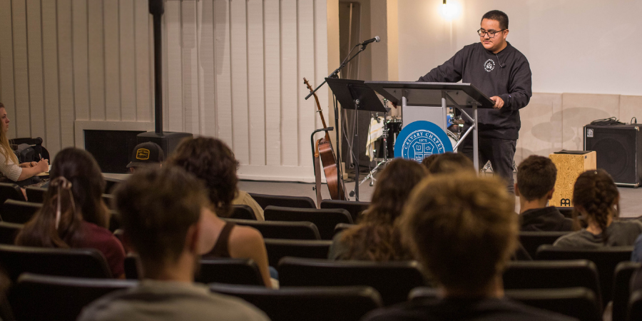 Dan at Calvary Chapel Bible College