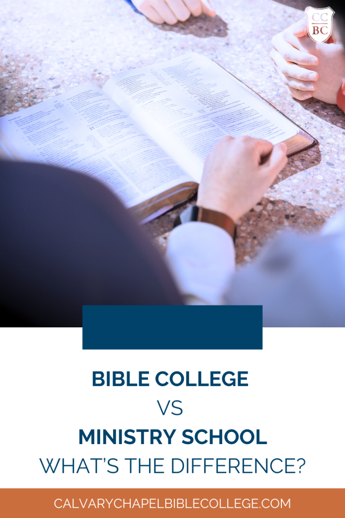 Bible College vs Ministry School: What’s the Difference?